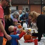 Pumpkin Painting with Volunteer Amanda