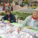 Volunteers coloring