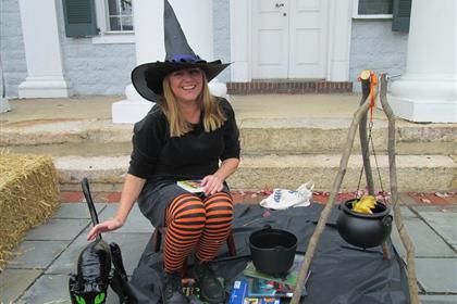 Woodstock Library Reading Witch